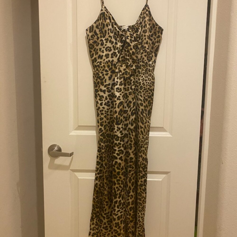 Moon River Midi Jumpsuit - Size Small